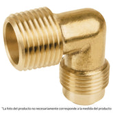 Codo terminal de laton, 5/16" x 3/8"